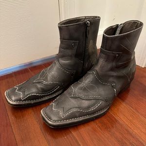 Mark Nason Lounge Grey side zip boots size 9.5M